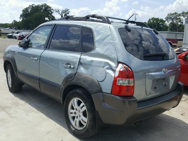 KM8JN12D27U666027 - 2007 HYUNDAI TUCSON SE GREEN photo 3