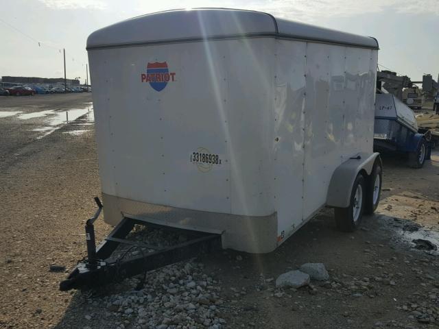 4YMCL1228FT017819 - 2015 CARR TRAILER WHITE photo 2