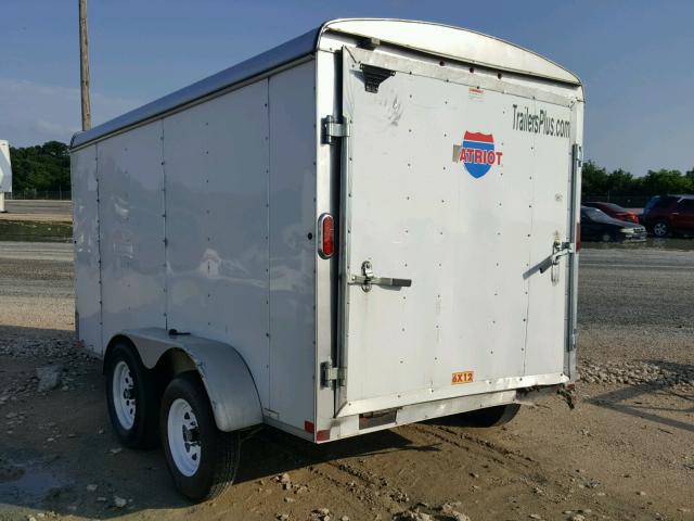 4YMCL1228FT017819 - 2015 CARR TRAILER WHITE photo 3