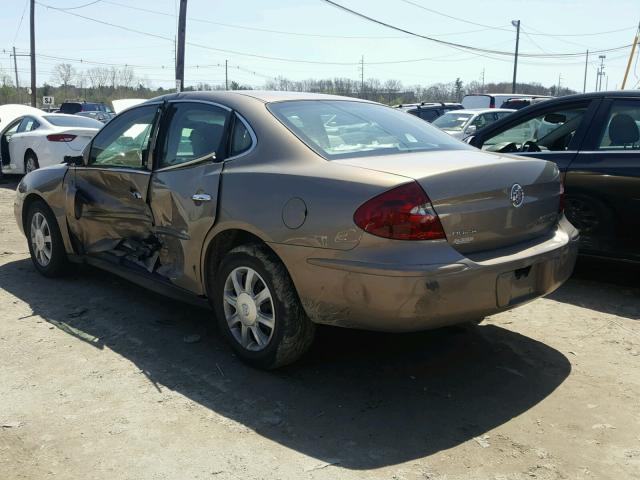 2G4WC552061146366 - 2006 BUICK LACROSSE C BROWN photo 3