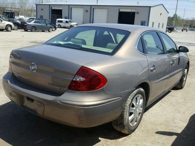 2G4WC552061146366 - 2006 BUICK LACROSSE C BROWN photo 4