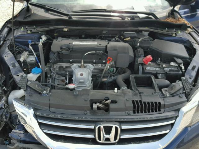 1HGCR2F80DA274148 - 2013 HONDA ACCORD EXL BLUE photo 7