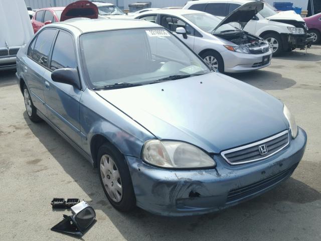 2HGEJ6610YH531553 - 2000 HONDA CIVIC BASE 蓝色 照片 1