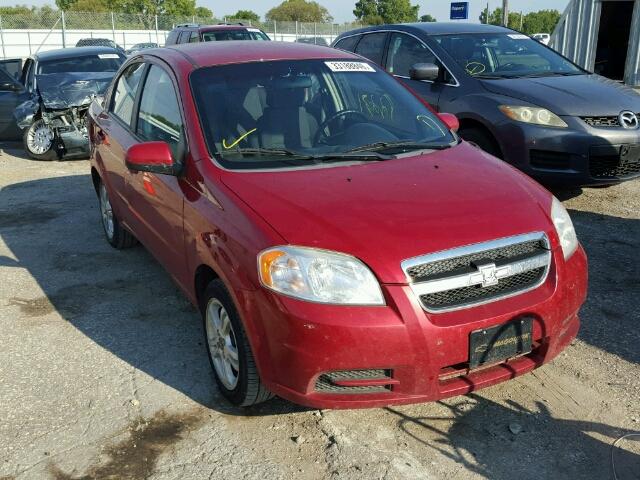 KL1TD5DE3BB214337 - 2011 CHEVROLET AVEO LS RED photo 1