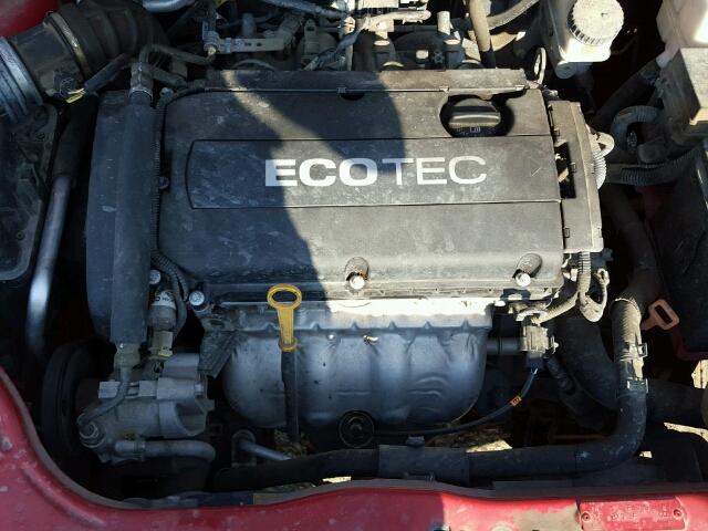 KL1TD5DE3BB214337 - 2011 CHEVROLET AVEO LS RED photo 7