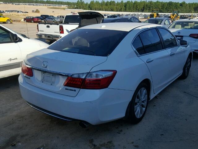 1HGCR2F83DA052199 - 2013 HONDA ACCORD EXL WHITE photo 4