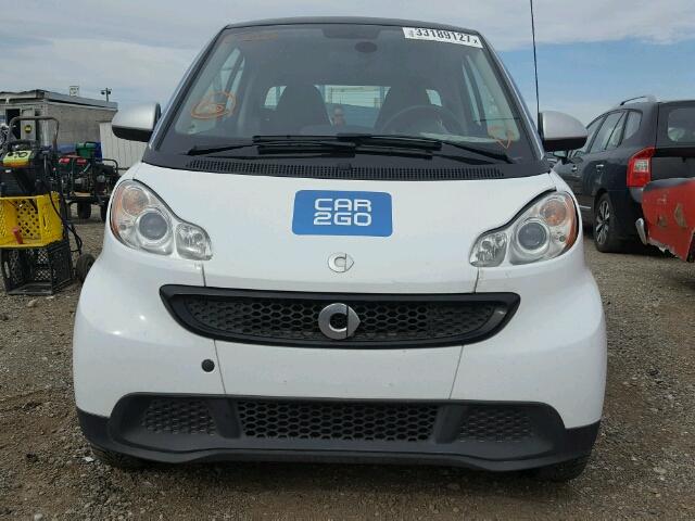 WMEEJ3BA4EK766983 - 2014 SMART FORTWO PUR WHITE photo 9