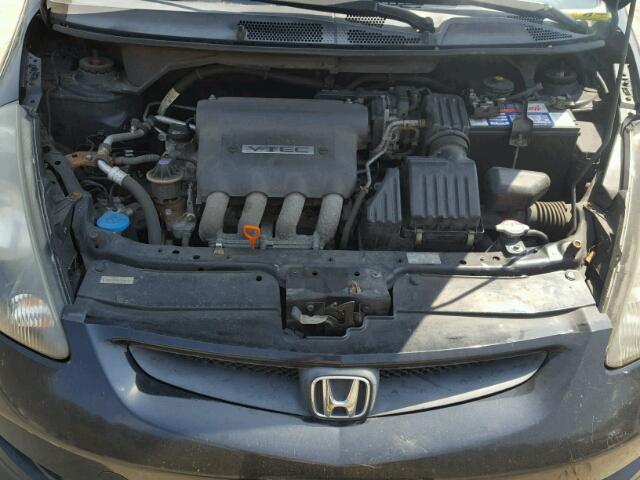 JHMGD38657S052167 - 2007 HONDA FIT S 黑色 照片 7