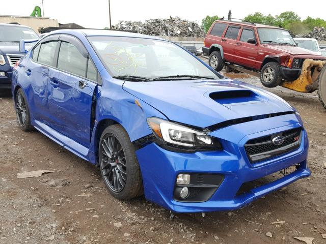 JF1VA2M64G9803323 - 2016 SUBARU WRX STI BLUE photo 1