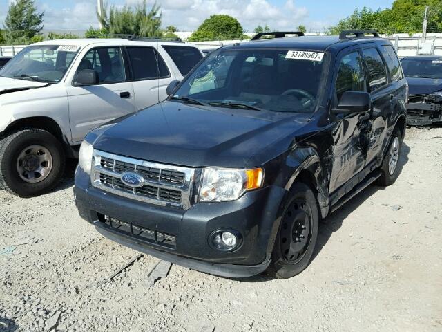 1FMCU03G89KB00662 - 2009 FORD ESCAPE XLT GRAY photo 2