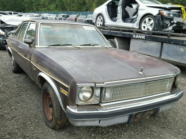 1Y69U7L105417 - 1977 CHEVROLET NOVA BROWN photo 1