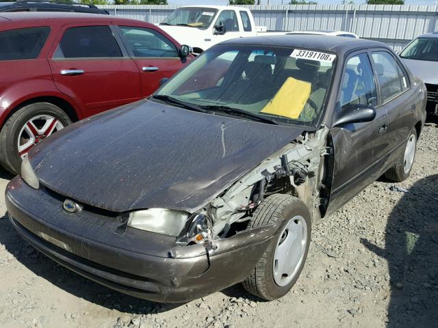 1Y1SK5286YZ400988 - 2000 CHEVROLET GEO PRIZM 金色 照片 2