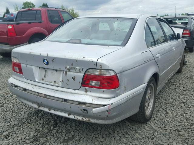 WBADT43421GF59878 - 2001 BMW 525 I AUTO SILVER photo 4