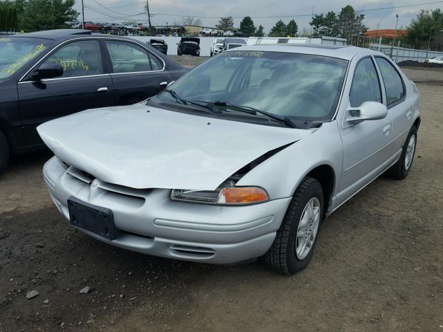 1B3EJ46X2YN240925 - 2000 DODGE STRATUS SE SILVER photo 2