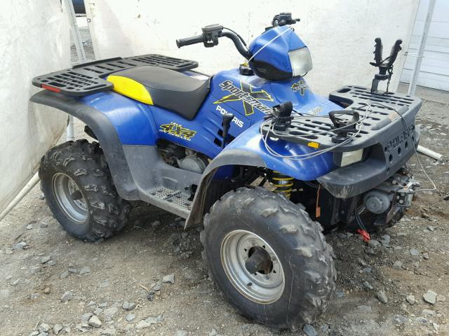 4XACH50AX2A540178 - 2002 POLARIS SPORTSMAN 蓝色 照片 1