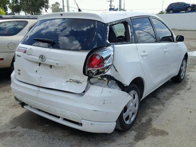 2T1KR30E87C656183 - 2007 TOYOTA COROLLA MA WHITE photo 4