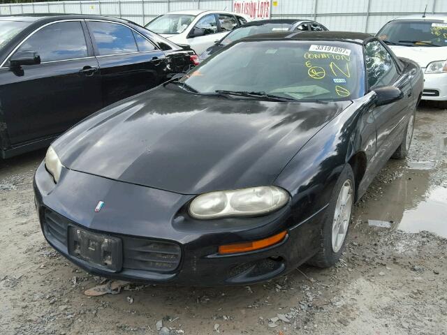 2G1FP22K712111430 - 2001 CHEVROLET CAMARO BLACK photo 2