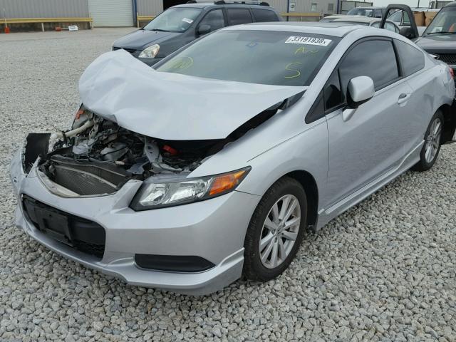 2HGFG3B15CH545884 - 2012 HONDA CIVIC EXL ვერცხლისფერი ფოტო 2