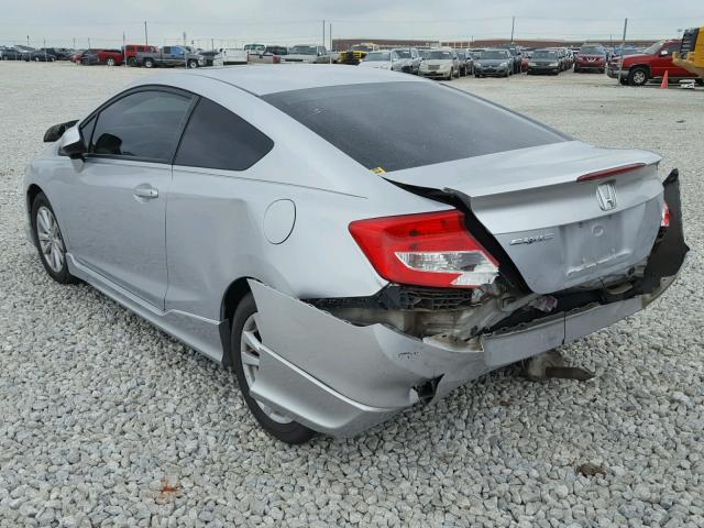 2HGFG3B15CH545884 - 2012 HONDA CIVIC EXL ვერცხლისფერი ფოტო 3