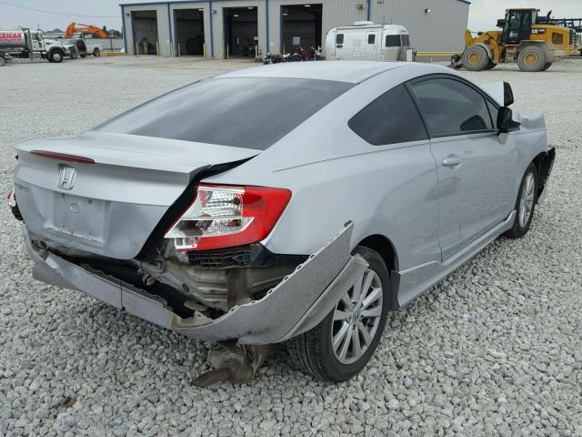 2HGFG3B15CH545884 - 2012 HONDA CIVIC EXL ვერცხლისფერი ფოტო 4