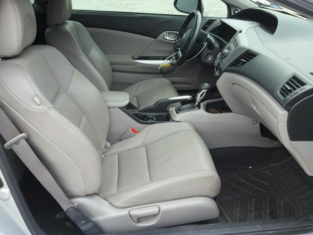 2HGFG3B15CH545884 - 2012 HONDA CIVIC EXL ვერცხლისფერი ფოტო 5