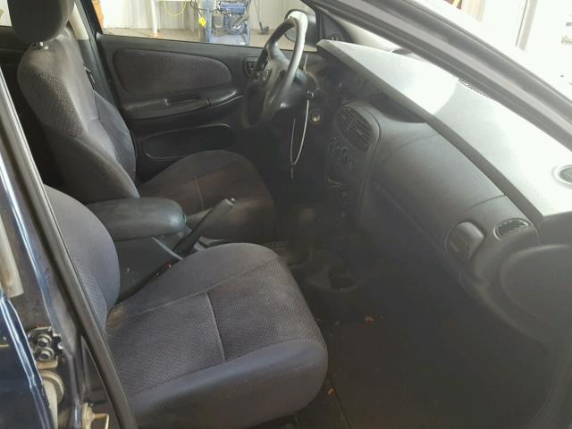 1P3ES46C21D185039 - 2001 PLYMOUTH NEON BASE BLUE photo 5