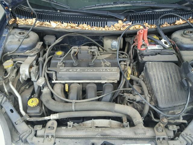 1P3ES46C21D185039 - 2001 PLYMOUTH NEON BASE BLUE photo 7