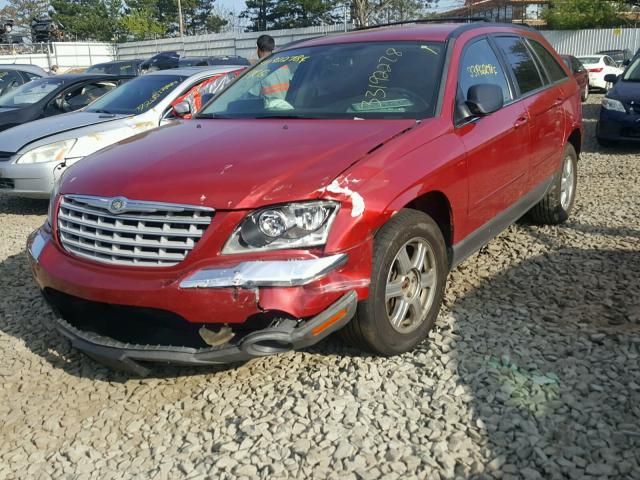 2A8GF68426R676139 - 2006 CHRYSLER PACIFICA T RED photo 2