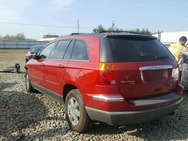 2A8GF68426R676139 - 2006 CHRYSLER PACIFICA T RED photo 3