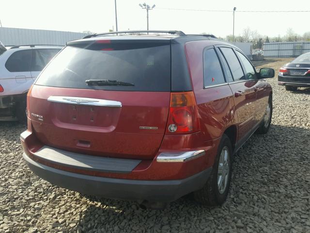 2A8GF68426R676139 - 2006 CHRYSLER PACIFICA T RED photo 4