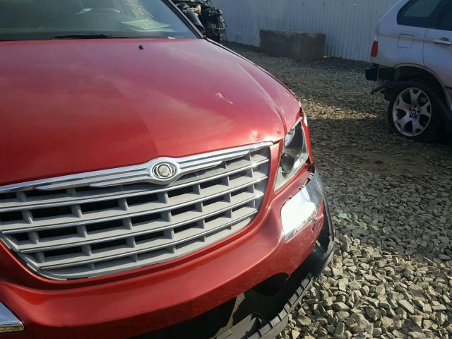 2A8GF68426R676139 - 2006 CHRYSLER PACIFICA T RED photo 9