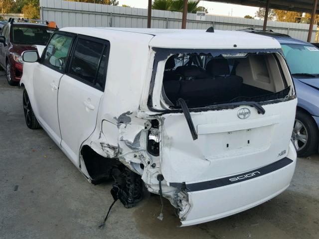 JTLKE50E281037483 - 2008 TOYOTA SCION XB თეთრი ფოტო 3