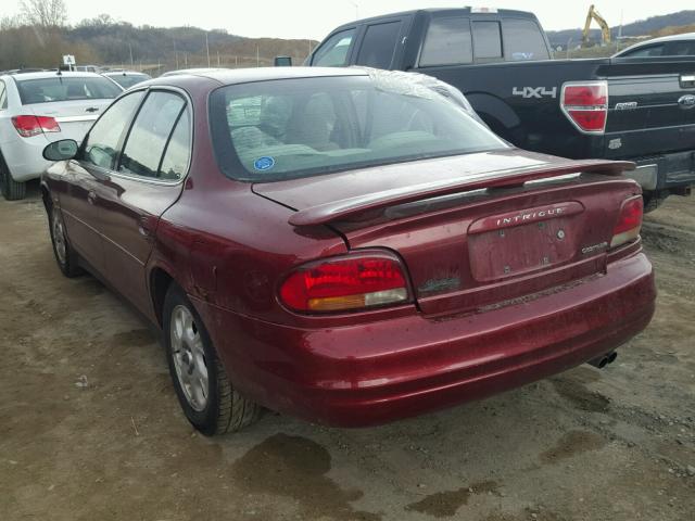 1G3WS52H02F227127 - 2002 OLDSMOBILE INTRIGUE G BURGUNDY photo 3