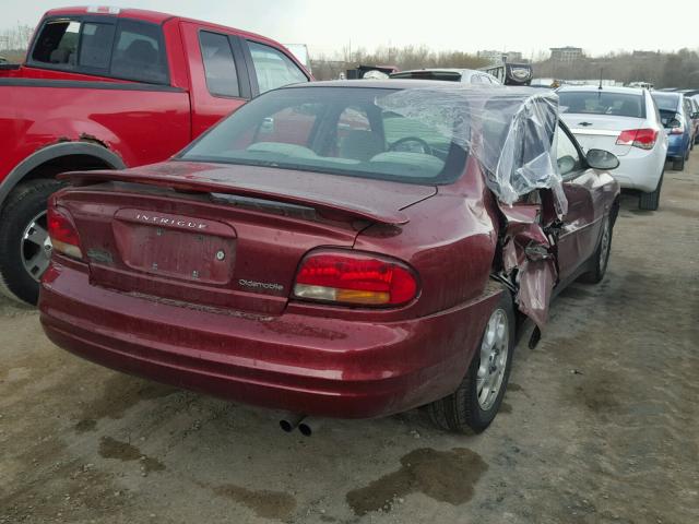 1G3WS52H02F227127 - 2002 OLDSMOBILE INTRIGUE G BURGUNDY photo 4