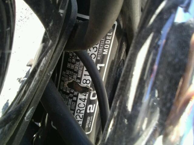 JH2RC44681M453899 - 2001 HONDA VT750 CD2 RED photo 10