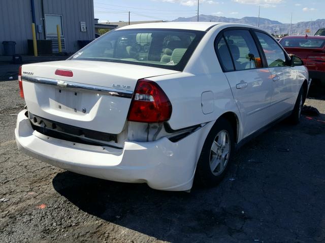 1G1ZT52885F330545 - 2005 CHEVROLET MALIBU LS 白色 照片 4