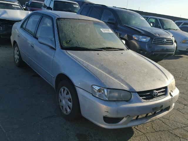 1NXBR12E01Z482116 - 2001 TOYOTA COROLLA CE SILVER photo 1