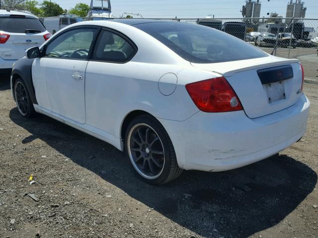 JTKDE177X50007839 - 2005 TOYOTA SCION TC 白色 照片 3