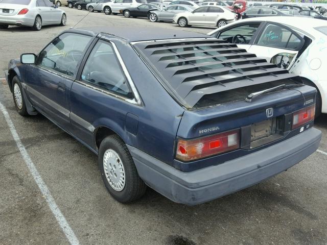 JHMBA5325GC087904 - 1986 HONDA ACCORD DX BLUE photo 3