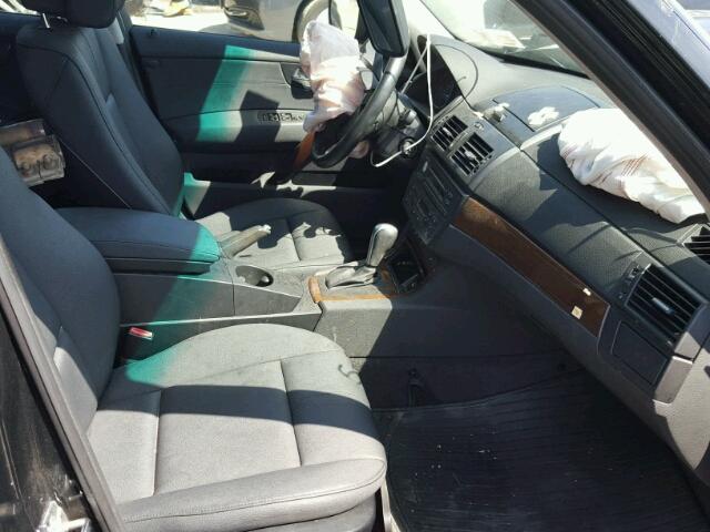 WBXPC9C47AWJ39181 - 2010 BMW X3 XDRIVE3 BLACK photo 5