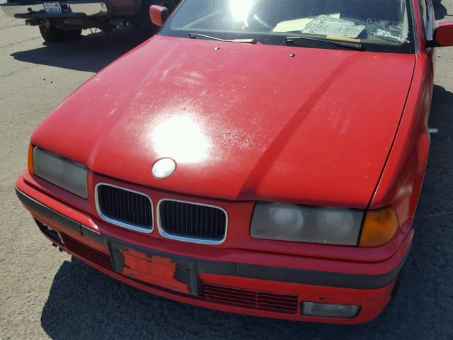 WBACB4329SFM07811 - 1995 BMW 325 I AUTO RED photo 9