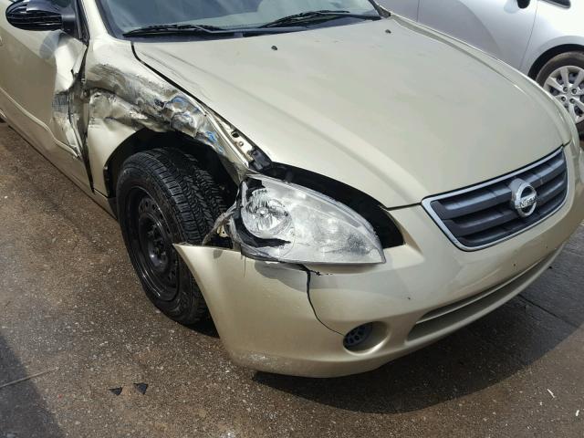 1N4AL11D84C170314 - 2004 NISSAN ALTIMA BAS GOLD photo 9