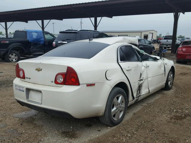 1G1ZG57B98F171158 - 2008 CHEVROLET MALIBU LS 白色 照片 4