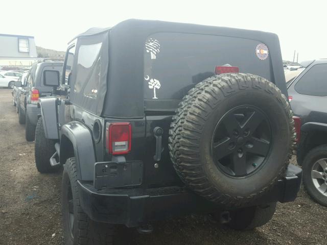 1J4AA2D16BL619620 - 2011 JEEP WRANGLER S BLACK photo 3