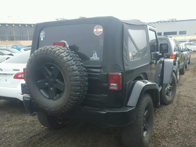 1J4AA2D16BL619620 - 2011 JEEP WRANGLER S BLACK photo 4