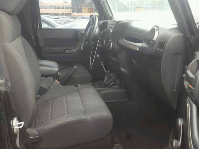 1J4AA2D16BL619620 - 2011 JEEP WRANGLER S BLACK photo 5