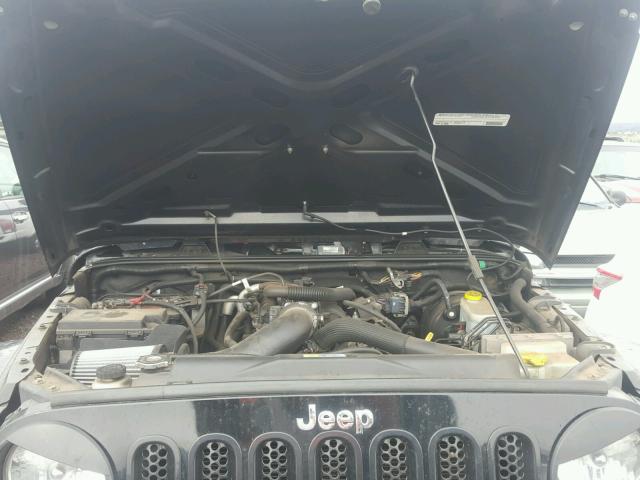 1J4AA2D16BL619620 - 2011 JEEP WRANGLER S BLACK photo 7