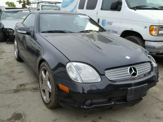 WDBKK65F01F225146 - 2001 MERCEDES-BENZ SLK 320 BLACK photo 1