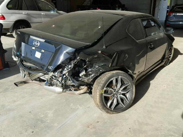 JTKJF5C78FJ003751 - 2015 TOYOTA SCION TC 黑色 照片 4