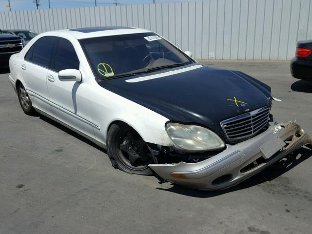 WDBNG70J22A277246 - 2002 MERCEDES-BENZ S 430 WHITE photo 1